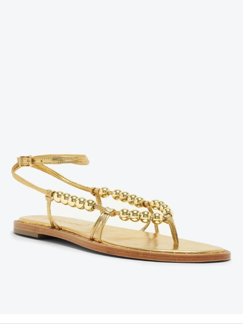Vicenza Greta Gold Embellished Women’s Sandals